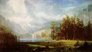 Albert Bierstadt Grandeur of the Rockies oil painting artist